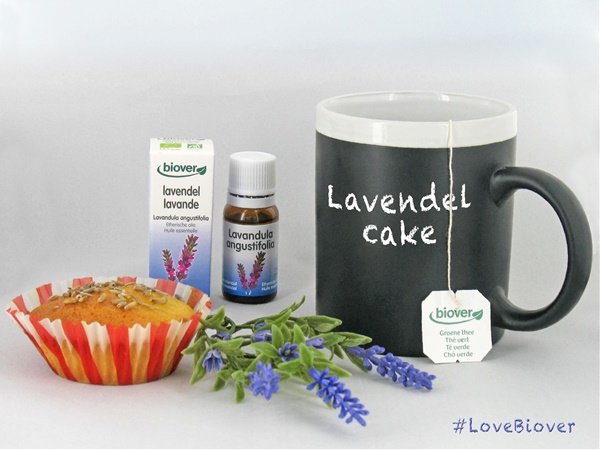 Biover cake met etherische olie van lavendel #lovebiover